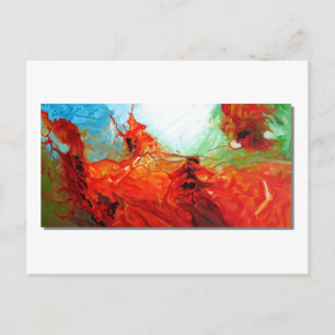 Duinkunst - Originele Abstracte kunst Decoratief M Briefkaart