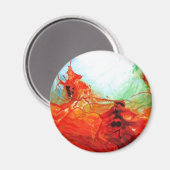 Duinkunst - Originele Abstracte kunst Decoratief M Magneet (Voorkant / Achterkant)