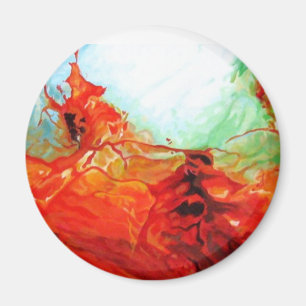 Duinkunst - Originele Abstracte kunst Decoratief M Magneet