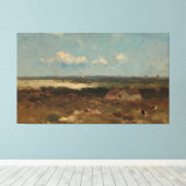 Duinlandschap, Johan Hendrik Weissenbruch, Canvas Afdruk (Insitu (Houten vloer))