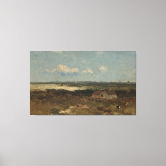 Duinlandschap, Johan Hendrik Weissenbruch, Canvas Afdruk (Voorkant)
