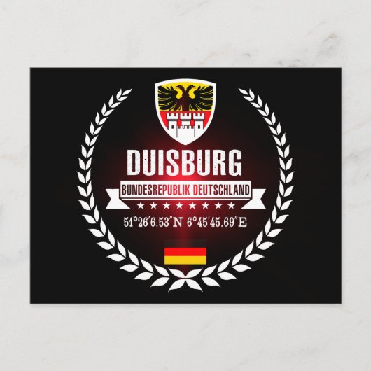 Duisburg Briefkaart (Voorkant)