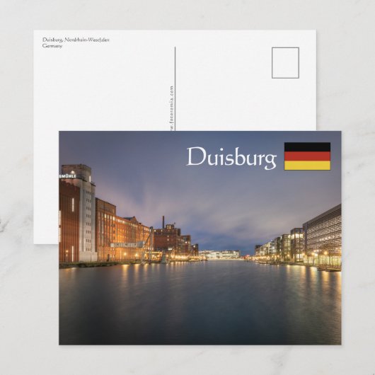 Duisburg Duitsland Briefkaart (Voorkant / Achterkant)