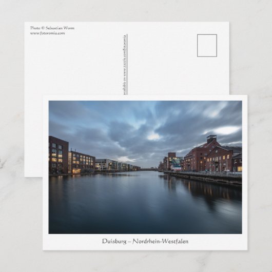 Duisburg Duitsland Briefkaart (Voorkant / Achterkant)