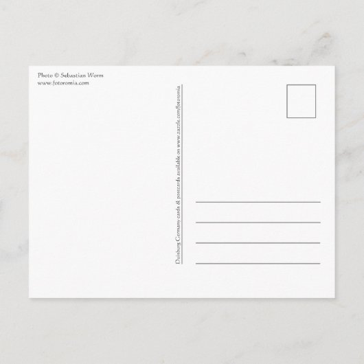 Duisburg Duitsland Briefkaart (Achterkant)