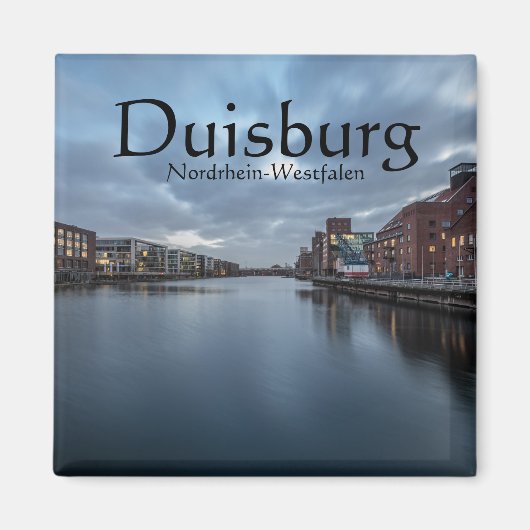 Duisburg Duitsland Magneet (Voorkant)
