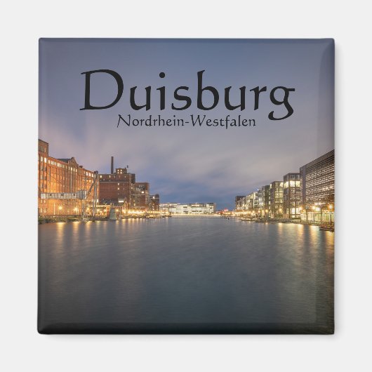 Duisburg Duitsland Magneet (Voorkant)