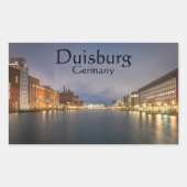 Duisburg Duitsland Rechthoekige Sticker (Voorkant)