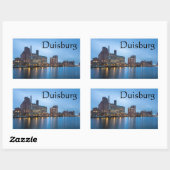 Duisburg Duitsland Rechthoekige Sticker (Vel)