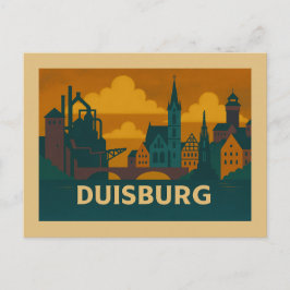 Duisburg Duitsland Stad Kunst Briefkaart