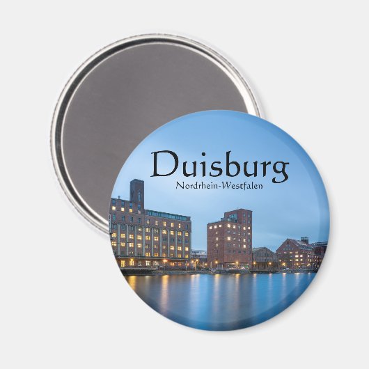 Duisburg Germany Magnet (Voorkant / Achterkant)