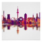 Duisburg Germany Skyline Perfect Poster (Voorkant)