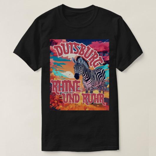 Duisburg Rhein Ruhr tfte Geschenk an Duisburg T-shirt (Design voorkant)
