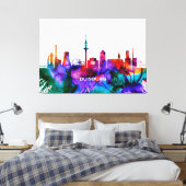Duisburg Skyline Canvas Afdruk (Insitu (Slaapkamer))