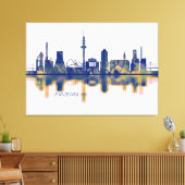 Duisburg Skyline Canvas Afdruk (Insitu (Woonkamer))