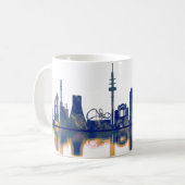 Duisburg Skyline Koffiemok (Voorkant links)