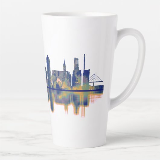 Duisburg Skyline Latte Mok (Rechts)