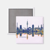 Duisburg Skyline Magneet (Voorkant / Achterkant)