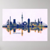 Duisburg Skyline Poster (Voorkant)