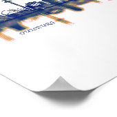 Duisburg Skyline Poster (Hoek)