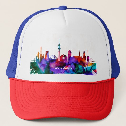 Duisburg Skyline Trucker Pet (Voorkant)
