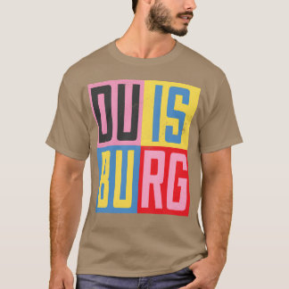 Duisburg Stad Design vriend T-shirt