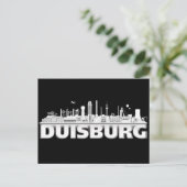 Duisburg Stadt Skyline - Postkarte Briefkaart (Staand voorkant)