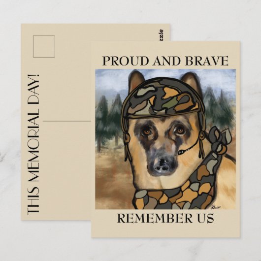 DUISTER HERDER  BRIEFKAART (Voorkant / Achterkant)