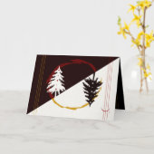 Duister in het licht kaart (Gele Bloem)