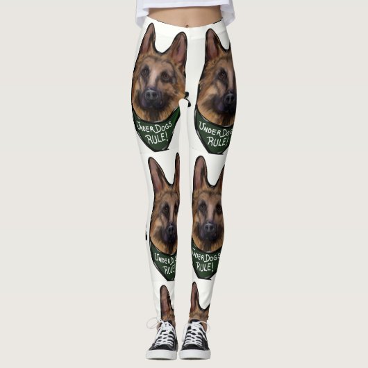 DUISTERE DUITSE HERDER LEGGINGS (Voorkant)