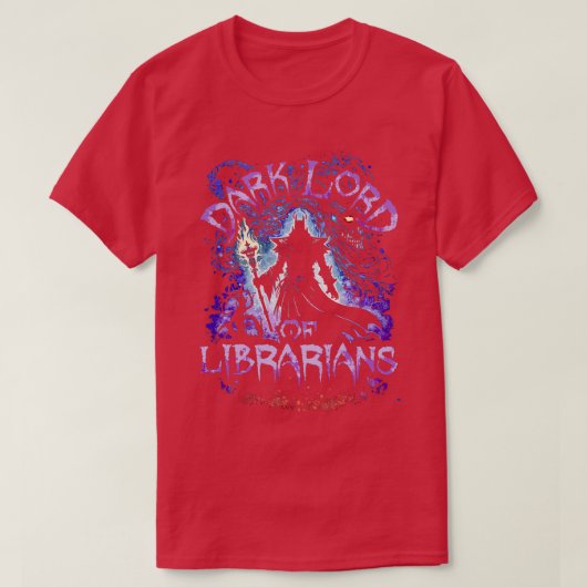 Duistere Heer van Bibliothecarissen T-shirt (Design voorkant)