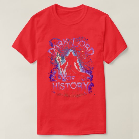 Duistere Heer van de geschiedenis T-shirt (Design voorkant)