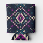 Duistere stam Navajo,  geometrisch. Blikjeskoeler (Achterkant)