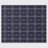 Duistere stam Navajo, geometrisch. Cadeaupapier (Vlak)