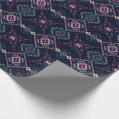 Duistere stam Navajo, geometrisch. Cadeaupapier (Hoek)