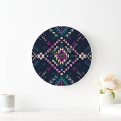 Duistere stam Navajo,  geometrisch. Grote Klok (Huis)