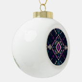 Duistere stam Navajo,  geometrisch. Keramische Bal Ornament (Links)