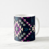 Duistere stam Navajo,  geometrisch. Koffiemok (Voorkant rechts)