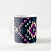 Duistere stam Navajo,  geometrisch. Koffiemok (Voorkant links)