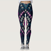 Duistere stam Navajo, geometrisch. Leggings (Voorkant)
