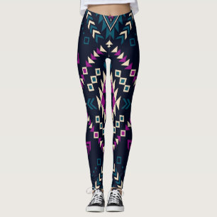 Duistere stam Navajo, geometrisch. Leggings