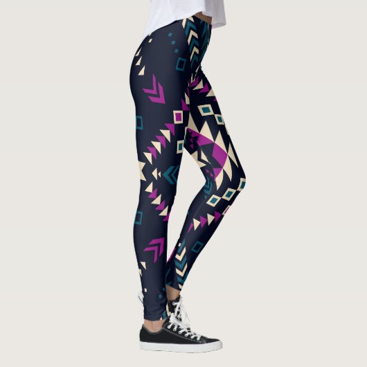 Duistere stam Navajo, geometrisch. Leggings (Rechts)