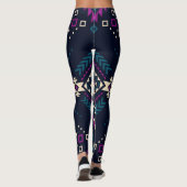 Duistere stam Navajo,  geometrisch. Leggings (Achterkant)