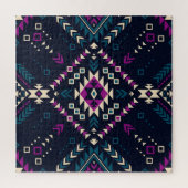 Duistere stam Navajo,  geometrisch. Legpuzzel (Verticaal)