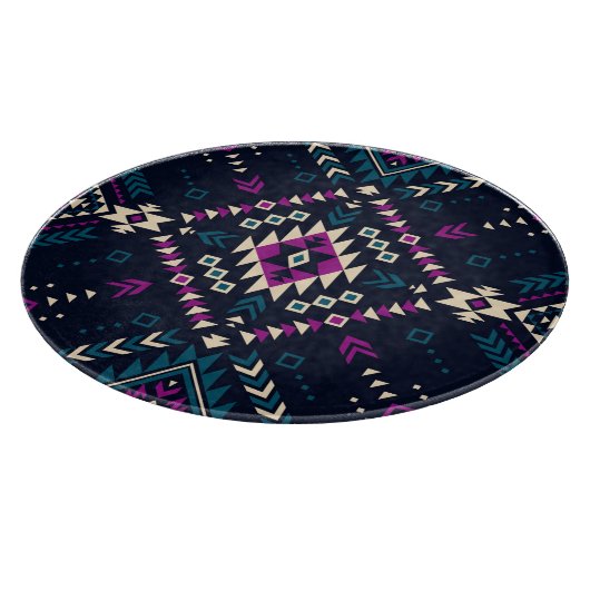 Duistere stam Navajo, geometrisch. Snijplank (Hoek)