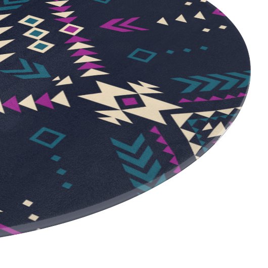 Duistere stam Navajo,  geometrisch. Snijplank (Hoek)