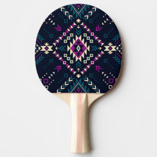 Duistere stam Navajo, geometrisch. Tafeltennisbatje