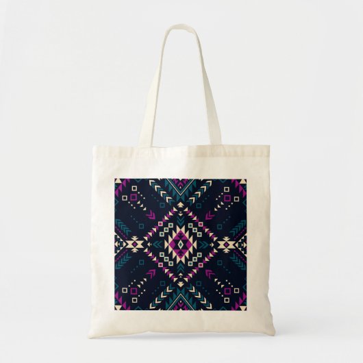 Duistere stam Navajo, geometrisch. Tote Bag (Voorkant)