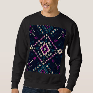 Duistere stam Navajo, geometrisch. Trui