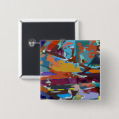 "duistere theorie": 2-inch vierkante Button (Voorkant /achterkant)